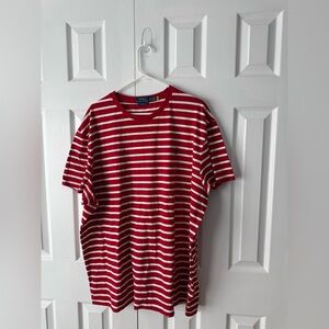 Polo Ralph Lauren Red & White Stripe T-shirt XXL